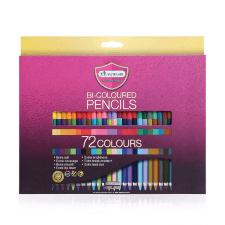 สีไม้สองหัว Master art 72 สี_1